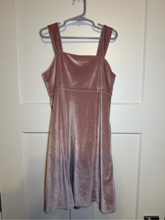 abercrombie kids Other - abercrombie kids Velvet Slip Dress in Dusty Pink